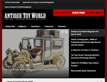 Tablet Screenshot of antiquetoyworld.com